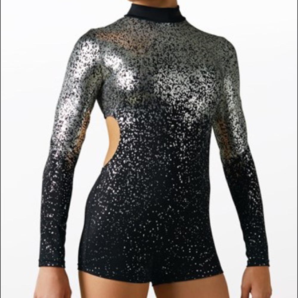 Weismann metallic costume dance wear leotard suit - Picture 3 of 11